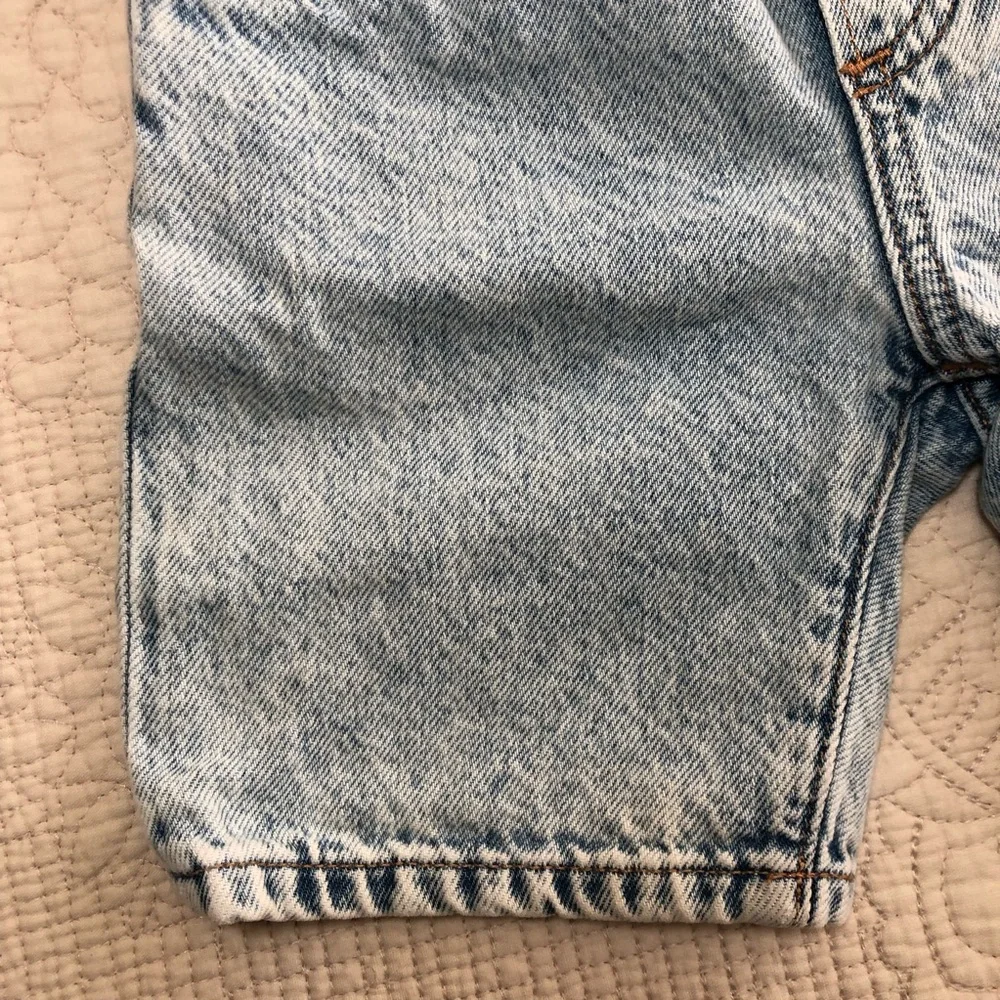 GAP Kids Light Blue Denim Shorts with Drawstring Size 5T